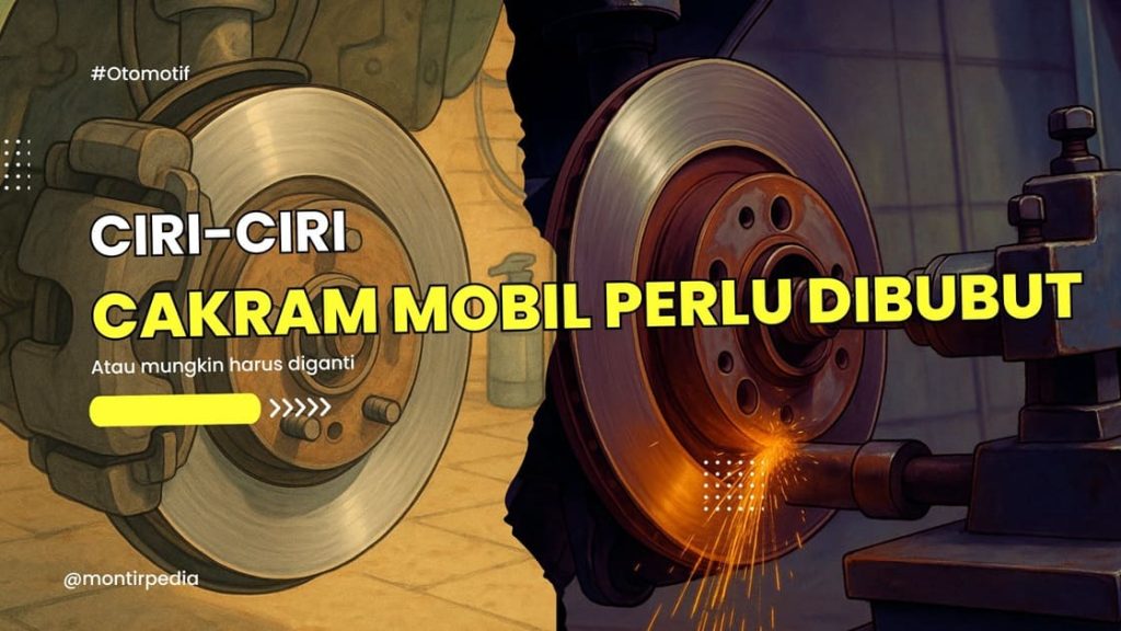 ciri-ciri piringan rem cakram perlu dibubut