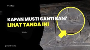kondisi ketebalan tapak ban